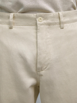 Massimo Dutti Зауженные брюки, кремовый