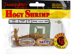 Мягкая приманка Lucky John Series HOGY SHRIMP 2,2in (56 мм), цвет S18, 10 шт.