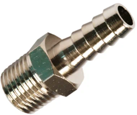 Штуцер Titan под шланг наружная резьба, Ø3/8-Ø8мм. (20-800шт.)