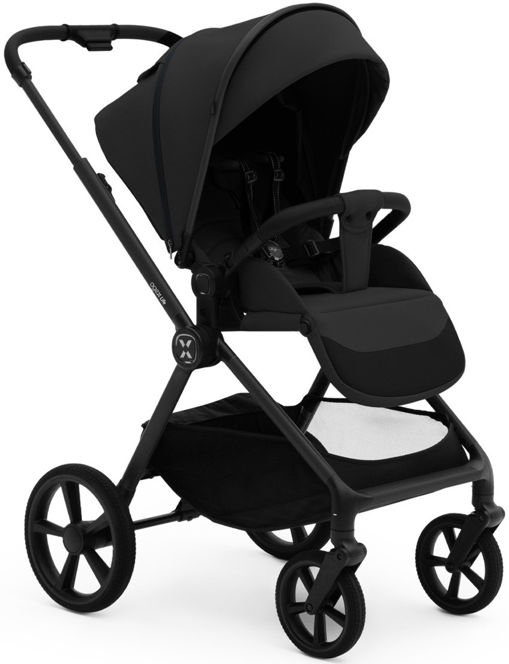 Коляска Agex Life 3 в 1 матовая рама с автокреслом i-Team ATG080 Grey ALB583 Black (Черный)