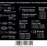 Набор инструментов для изготовления окон Kraftform Kompakt F 1, 36 предметов WERA 05134013001