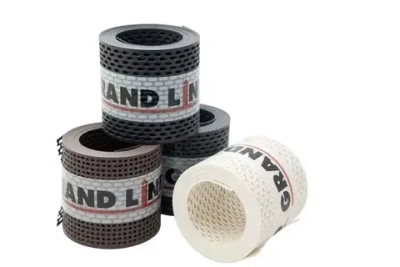 Сетка вентиляционная карнизная ПВХ коричневая 100*5000мм