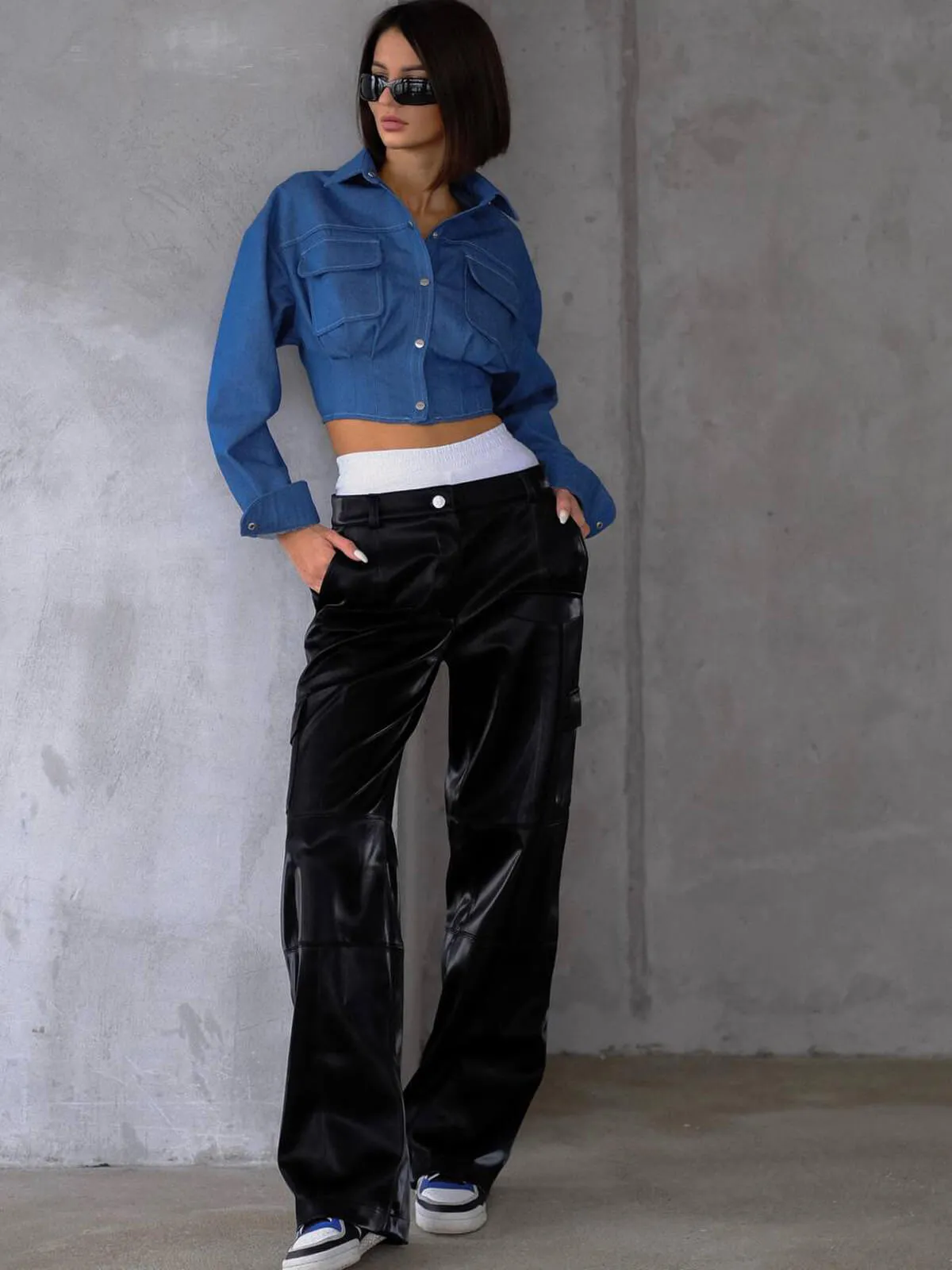 Укороченная рубашка-корсет Gigi