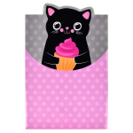 Папка д/тетрадей на липучке А4 "Кот" пластик (Феникс+)