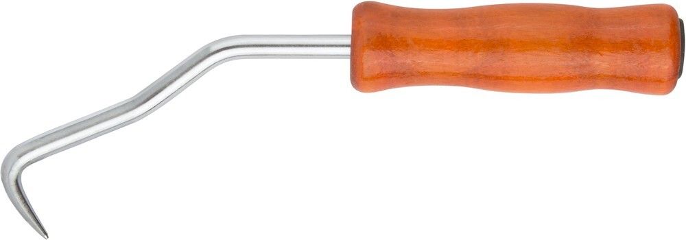 Крюк для вязки арматуры, деревянная ручка 220 мм, 68151---