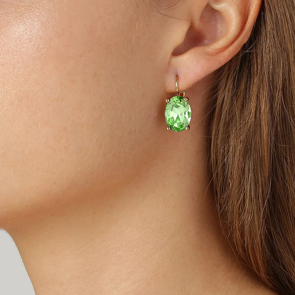 Серьги Dyrberg Kern CHANTAL SG LIGHT GREEN 440098