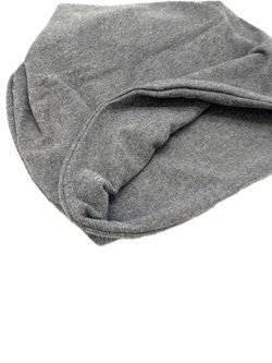 Шапка осенняя-весенняя тонкая бини серая (201537497)