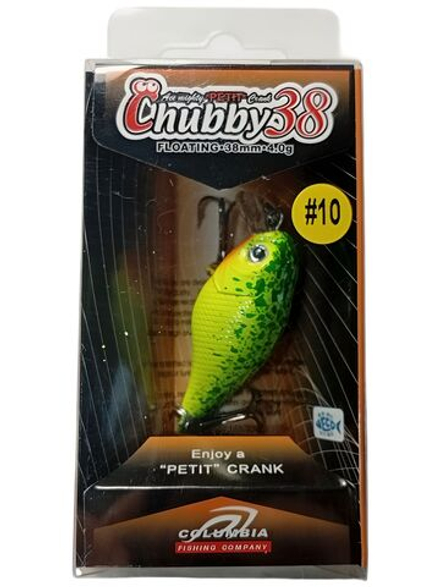 Воблер Chubby 38 #10 / Чабик / (Columbia) форель, язь, голавль