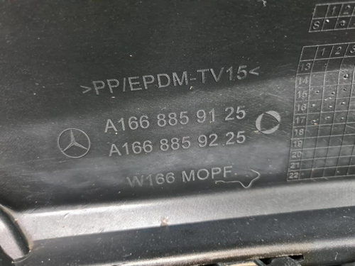 Бампер передний Mercedes GLE W166 (2015-2018)