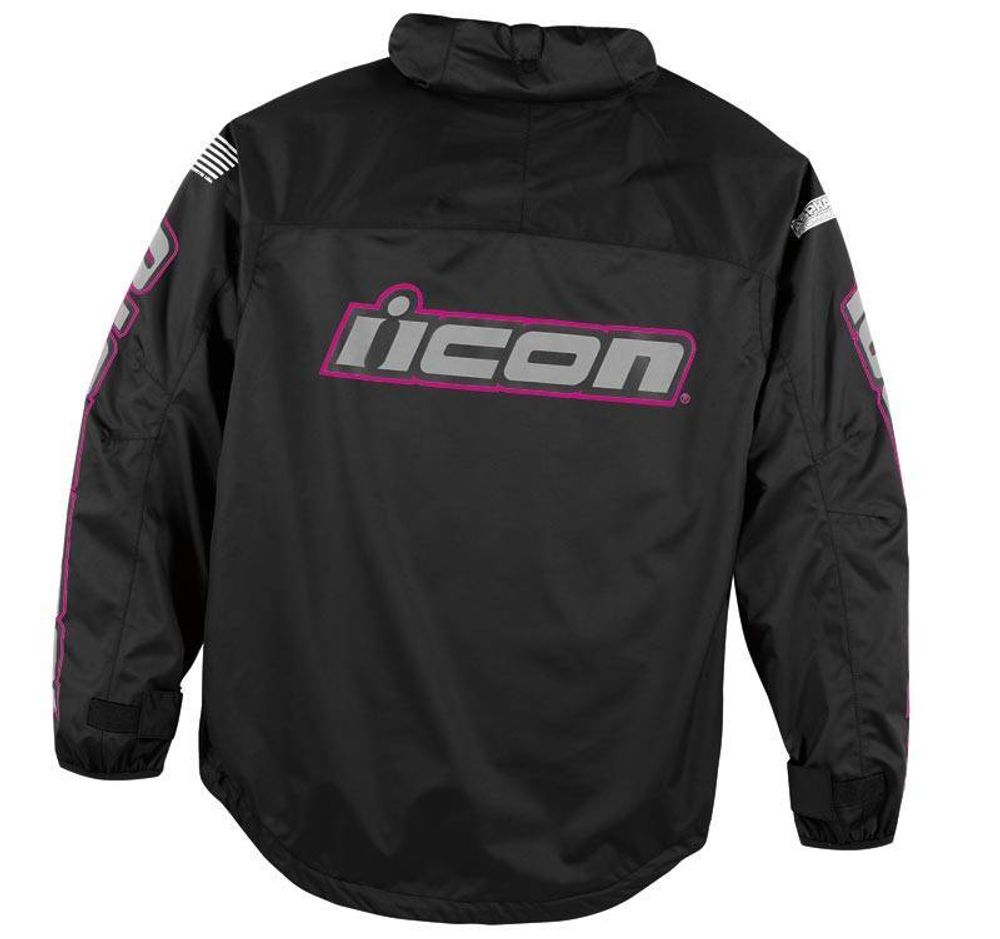 PDX Дождевик / Женский / Черно-розовый