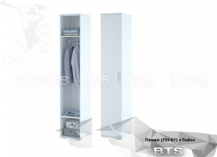 Шкаф пенал Тойс ПН-01 белый