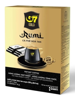 Вьетнамский растворимый кофе Премиум G7 Gold Rumi (14 стиков) 252 г