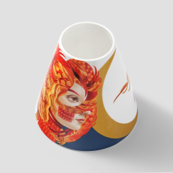 Мультиваза Farforite «Жар-птица» 1200 мл в подарочной коробке