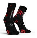 Compressport НОСКИ КОМПРЕССИОННЫЕ V3 TRAIL ВЫСОКИЕ (черные) 45-48 р