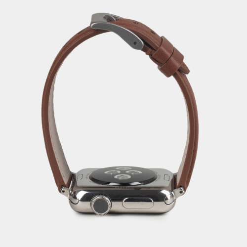 Ремешок для Apple Watch 40/41/42 mm из кожи теленка, коричневого цвета