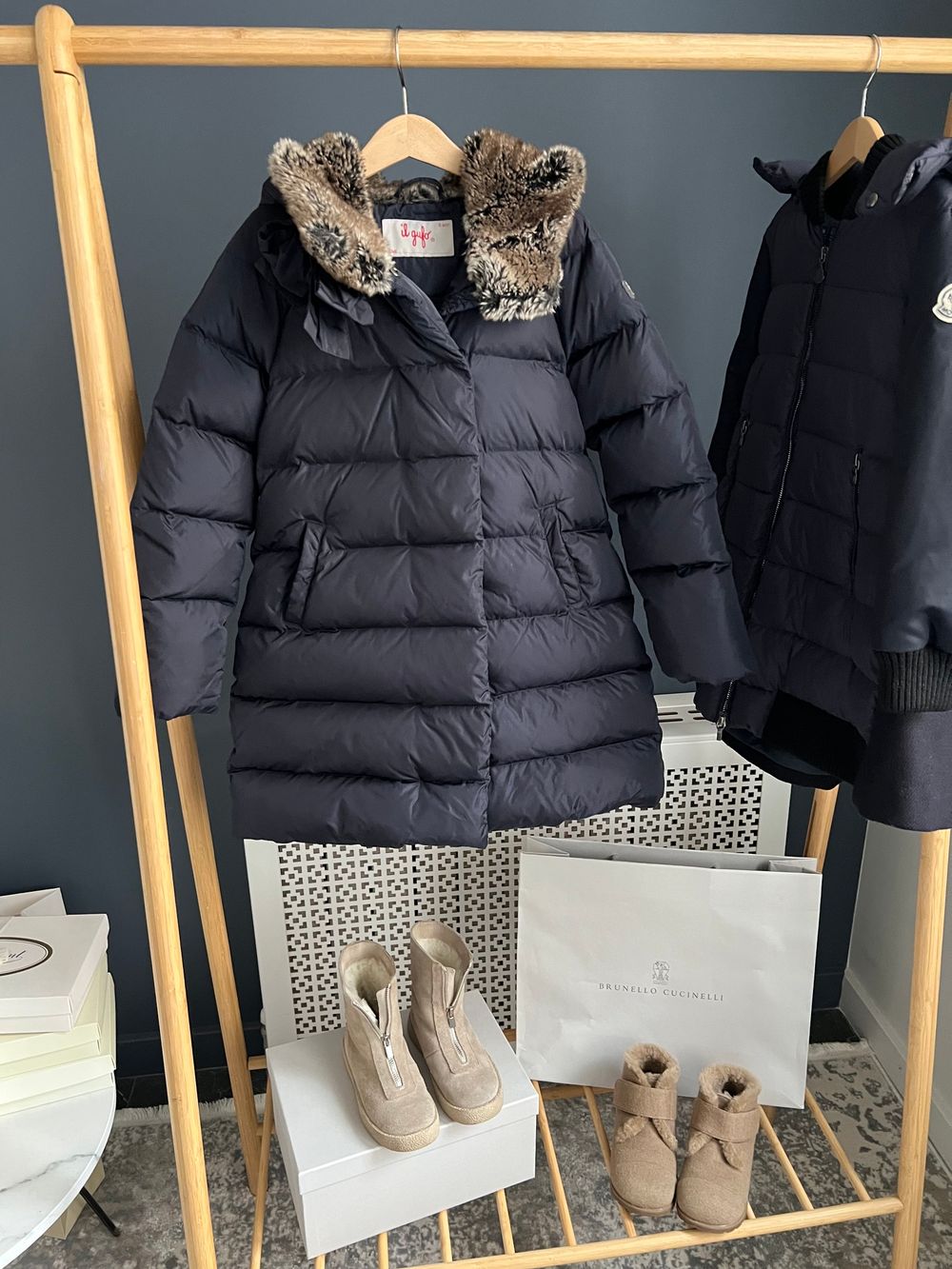 Пуховое пальто Il Gufo, 128