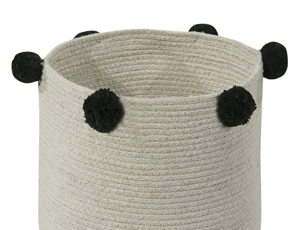 Корзина Lorena Canals Bubbly Natural Black (30 x Ø30 см)