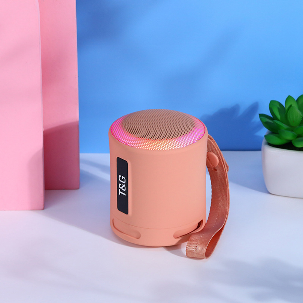 Беспроводная колонка TG-373 (7W/TF/FM) RGB Light