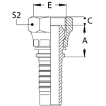 Фитинг DN 10 BSP (Г) 3/8