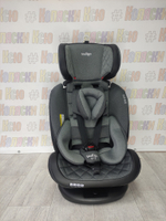 Автокресло детское Indigo Aero ST-3 Isofix группа 0/1/2/3 (0-36) серый