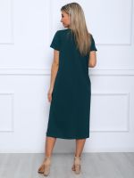 Лили - платье-футболка зеленый Iv-capriz (Акция)