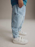 Джинсы для мальчика Next B63-906, Голубой