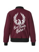 Бомбер FENIX, бордовый