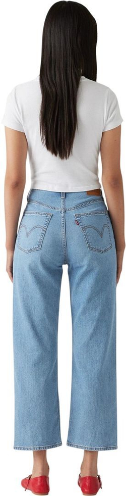 Джинсы Levis RIBCAGE STRAIGHT ANKLE синий