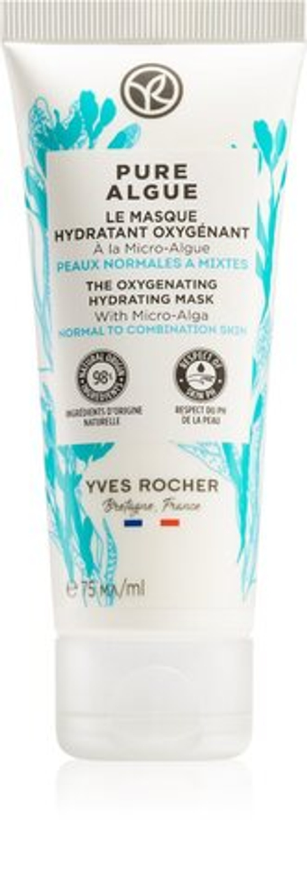 Yves Rocher Pure Algue - освежающая увлажняющая маска /   75  ml  / GTIN 3660005957661
