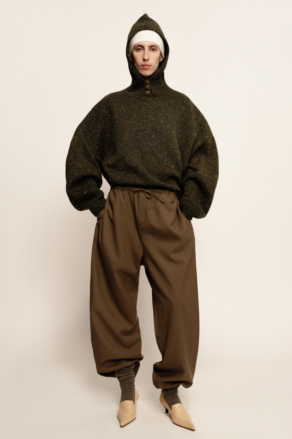 Джемпер с Капюшоном 25.NP.3.CLO.09.34, зеленый