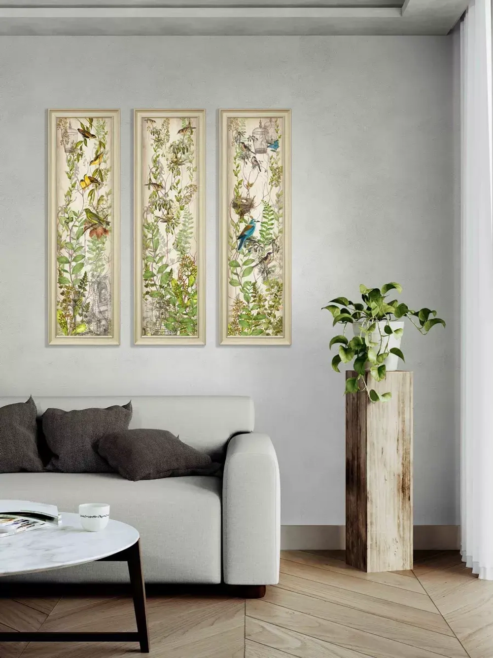 Картина на стену интерьерная на холсте 82*26 см