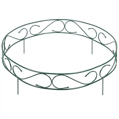 Заборчик для клумбы 4 секций разборный (металл)