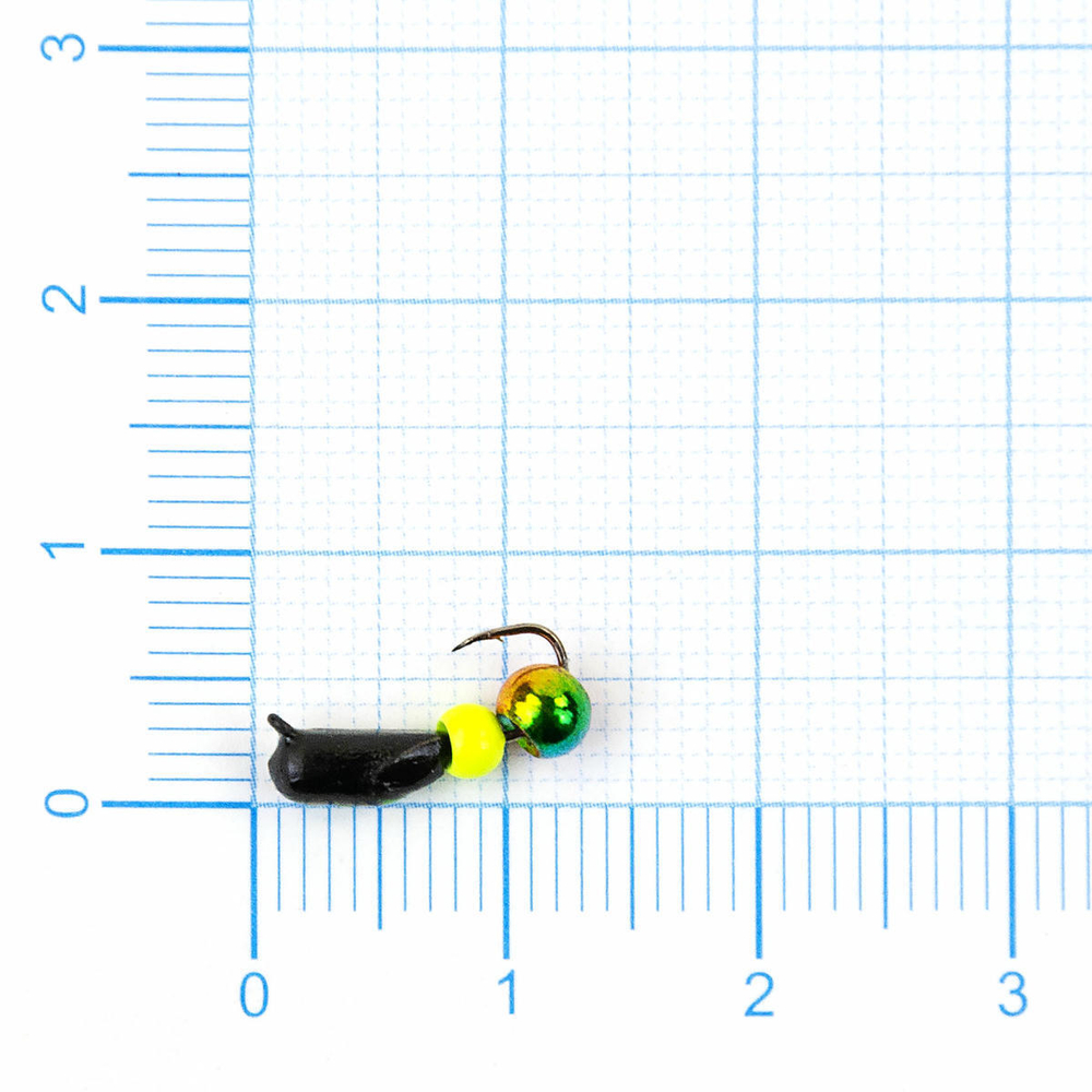 Мормышка Владимирская 619 "Гвоздик Тандем", 3мм, 1гр (10шт/уп)