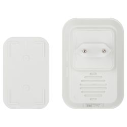 Звонок дверной ЭРА C98 беспроводной, от сети, белый, 60 мелодий | Электрозвонки беспроводные