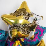 Шар (21"/53 см) Звезда, Камуфляж, Эклектика 1 шт.