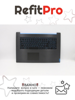 Верхняя панель с клавиатурой (топкейс) для ноутбука Lenovo IdeaPad Gaming L340-17IRH. раскладка - русская, с подсветкой, черная (5CB0U42820), оригинал