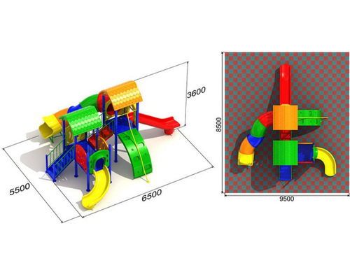 Детская игровая площадка Маугли 4.1