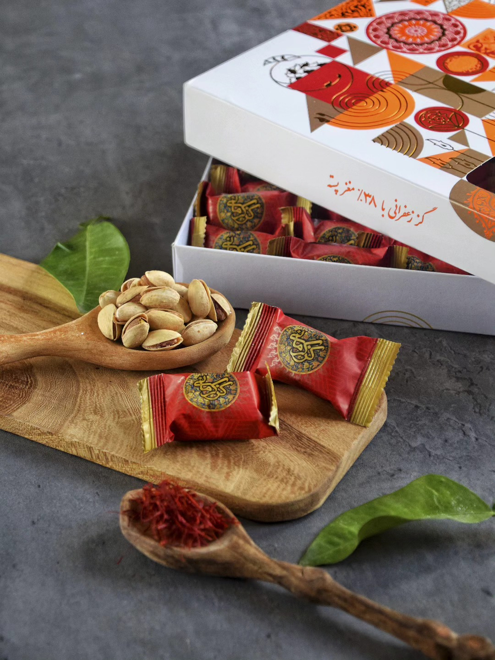 Шафрановый гяз логме 38% фисташек Kermani 450 гр 10220326 Иран