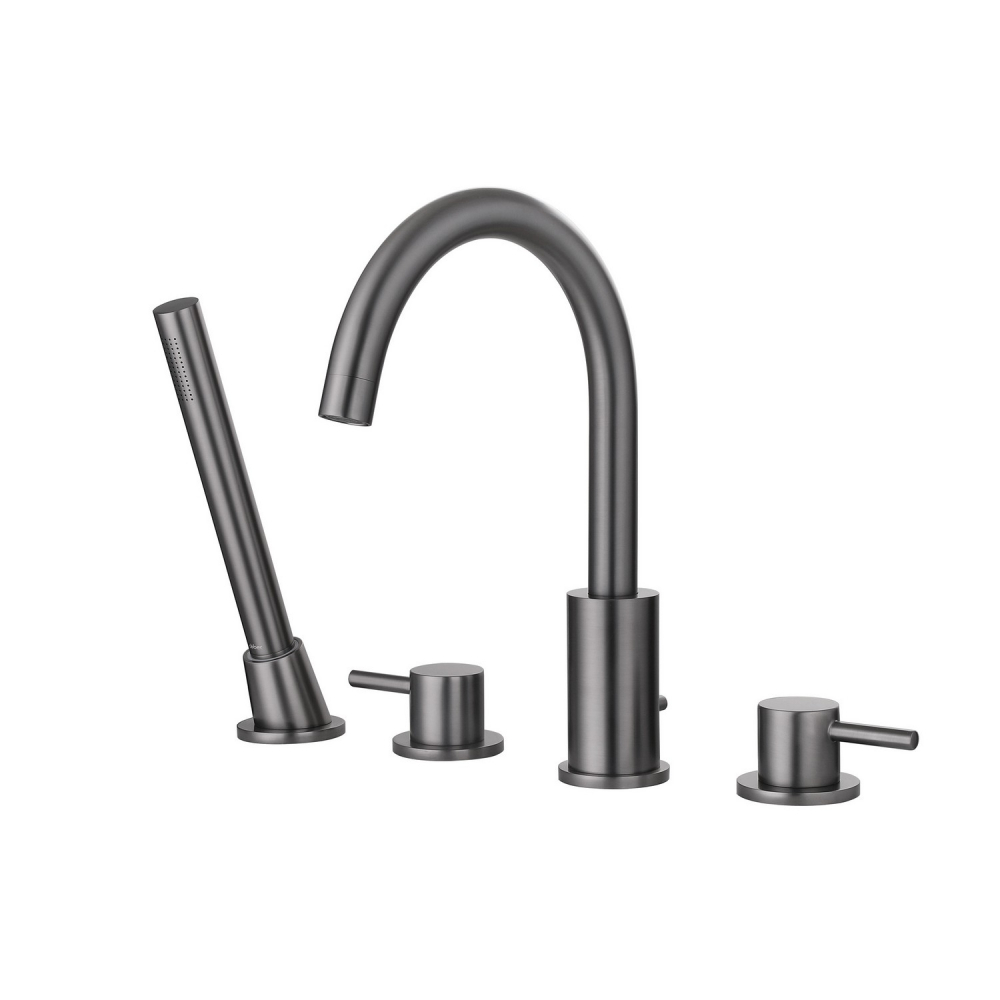 Смеситель ABBER Wasser Kreis AF8113NG на борт ванны, никель