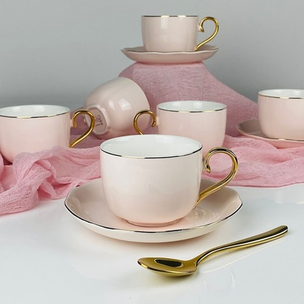 Lenardi 133-420 Чайный набор 12пр. 240мл в под.уп.(х6) Фарфор