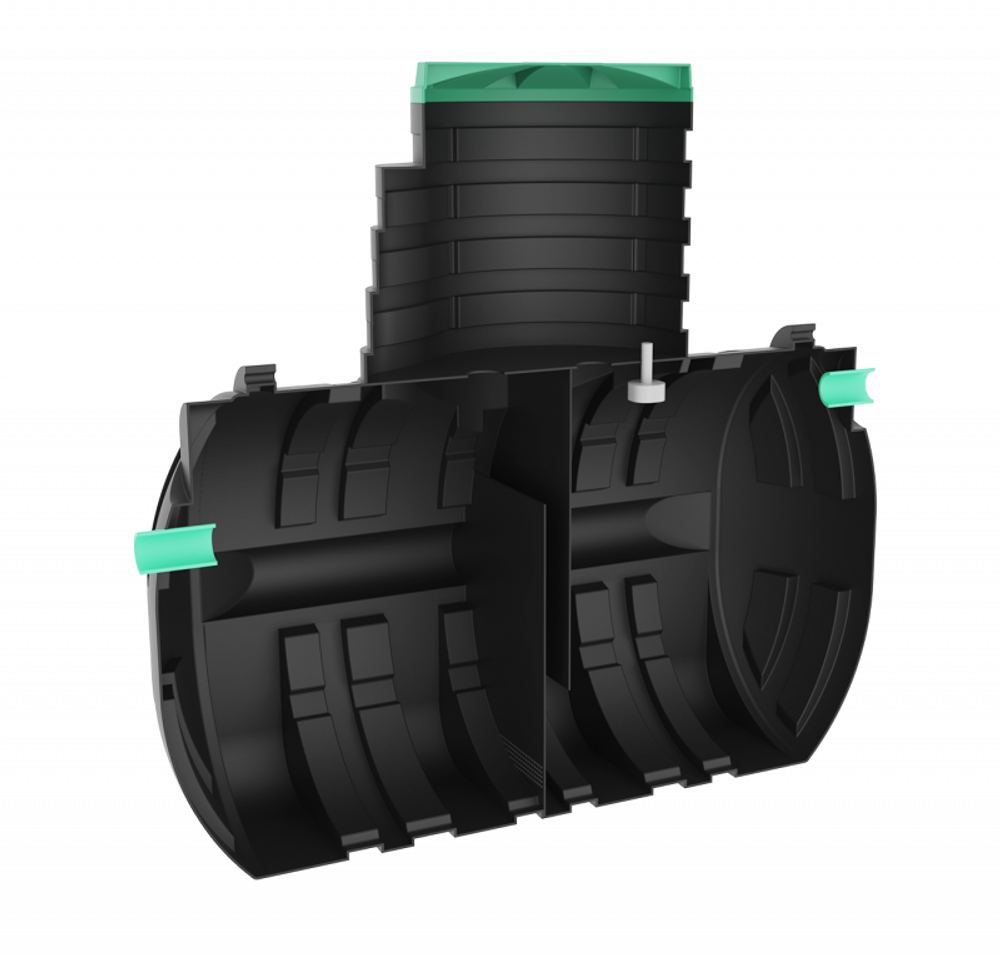 Промышленный жироуловитель Мультпласт Термит 2500(2150x1240x2165см;111кг;) - арт.555485.21