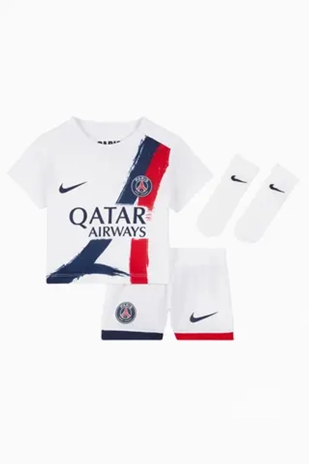 Футбольная форма Nike PSG 24/25 Away Little Kids - белый