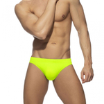 Мужские однотонные классические плавки (Размер: L) (Цвет: хаки)