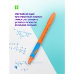 Ручка шариковая Berlingo "Initial", для правшей, светло-синяя, 0,7мм, 2шт., PET-пенал с европодвесом
