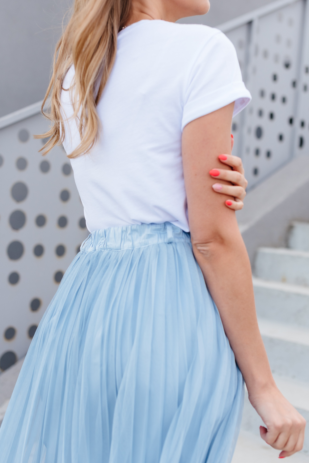 Юбка фатиновая плиссированная