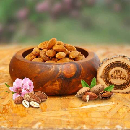 Деревянная глубокая тарелка-чаша Art of Siberia из древесины кедра T57