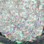 Хлопья белый хамелеон MixSomi-17 для дизайна ногтей, маникюра, бодиарта, макияжа...