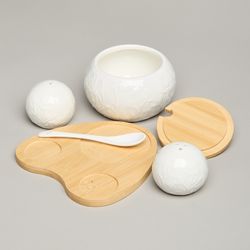 НАБОР ДЛЯ СПЕЦИЙ LEFARD "MEADOW" 3 ПР. НА ДЕР.ПОДСТАВКЕ 15,5*15,5*10 СМ