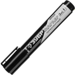 Перманентный маркер ЗУБР, 2 мм заостренный, черный, МП-300, серия Профессионал