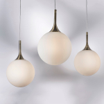 813021 Подвес GLOBO 1х40W E14 бронза/белый